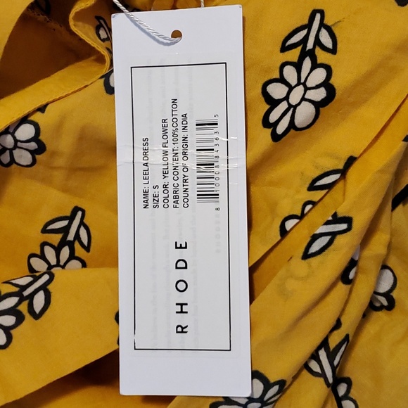 RHODE Resort maxi dress in printed cotton with a tiered silhouette. Head turner! - Picture 5 of 7